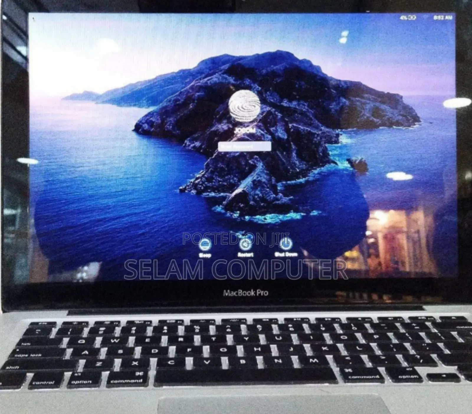 New Laptop Apple MacBook Pro 2012 4GB Intel Core I5 HDD 500GB