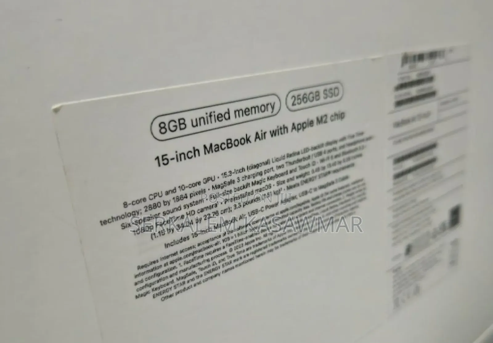 New Laptop Apple MacBook Air 2023 M2 8GB Apple M2 SSD 256GB