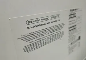 New Laptop Apple MacBook Air 2023 M2 8GB Apple M2 SSD 256GB