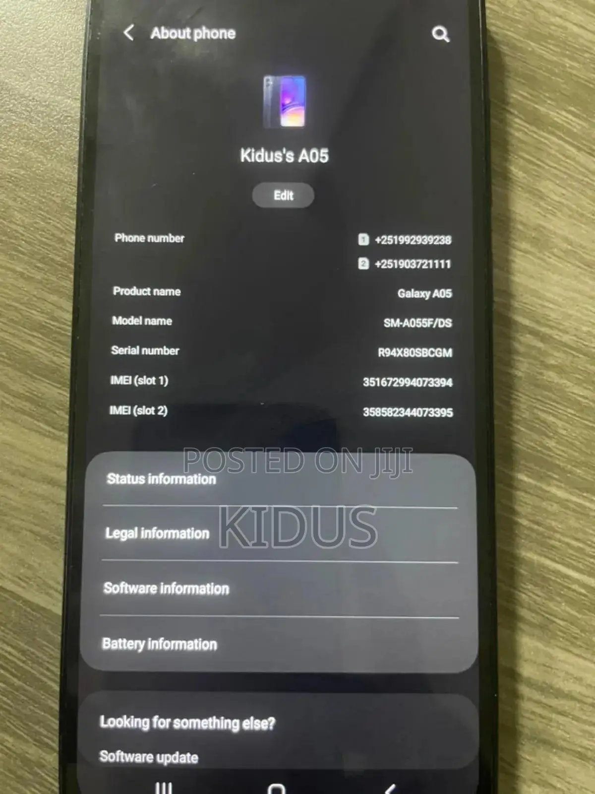 Samsung Galaxy A05 64 GB Blue