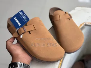 Birkenstock Brwon High Smooth Master Quality Shoes