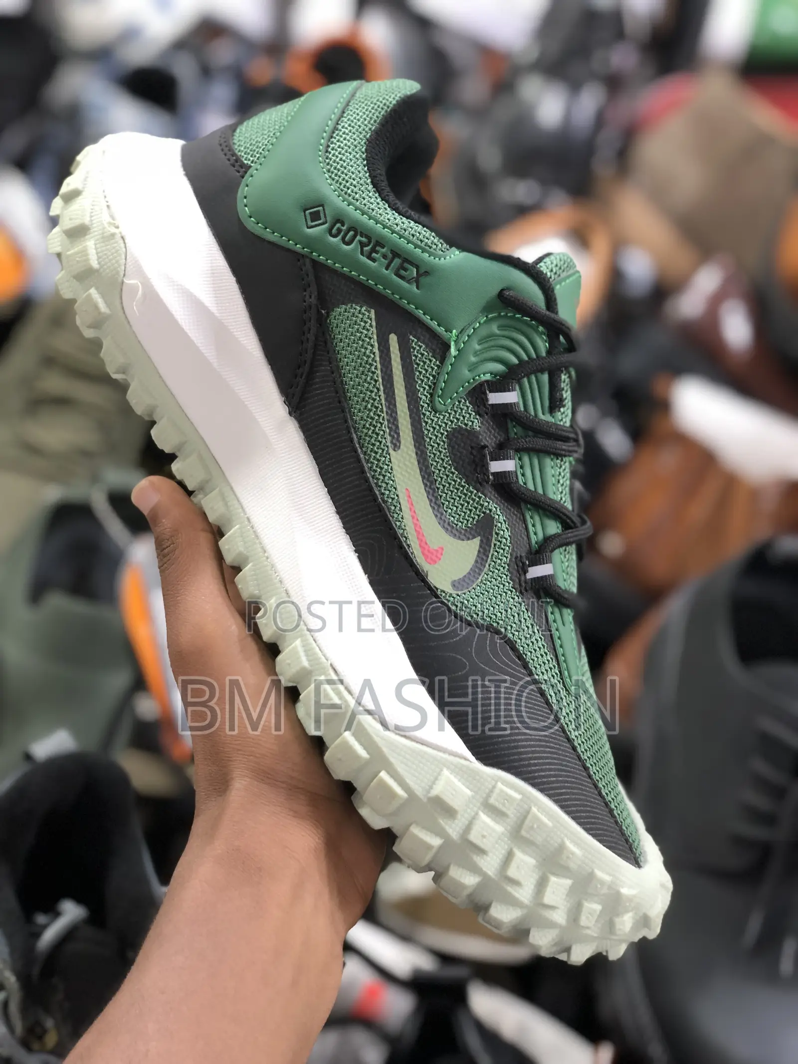 Nike Gortex Green Hiking Shoes