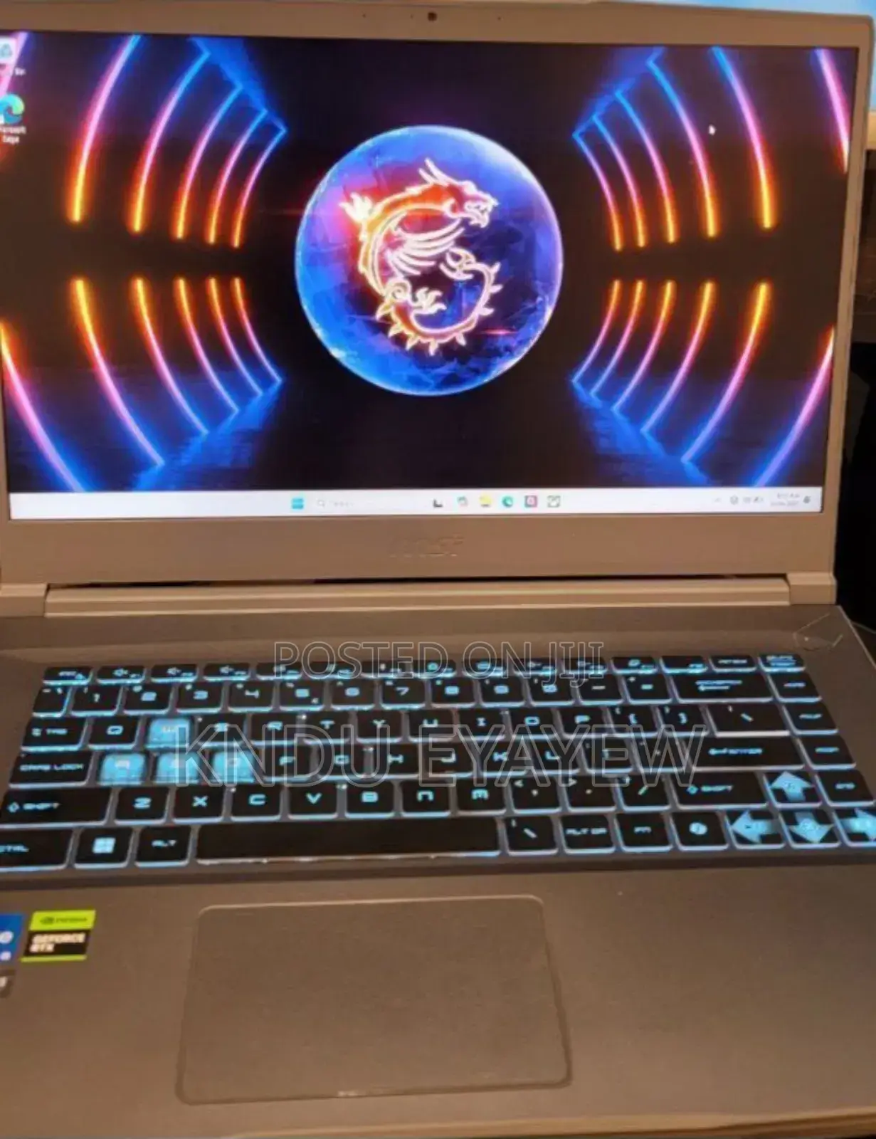 New Laptop MSI 16GB Intel Core I5 SSD 512GB