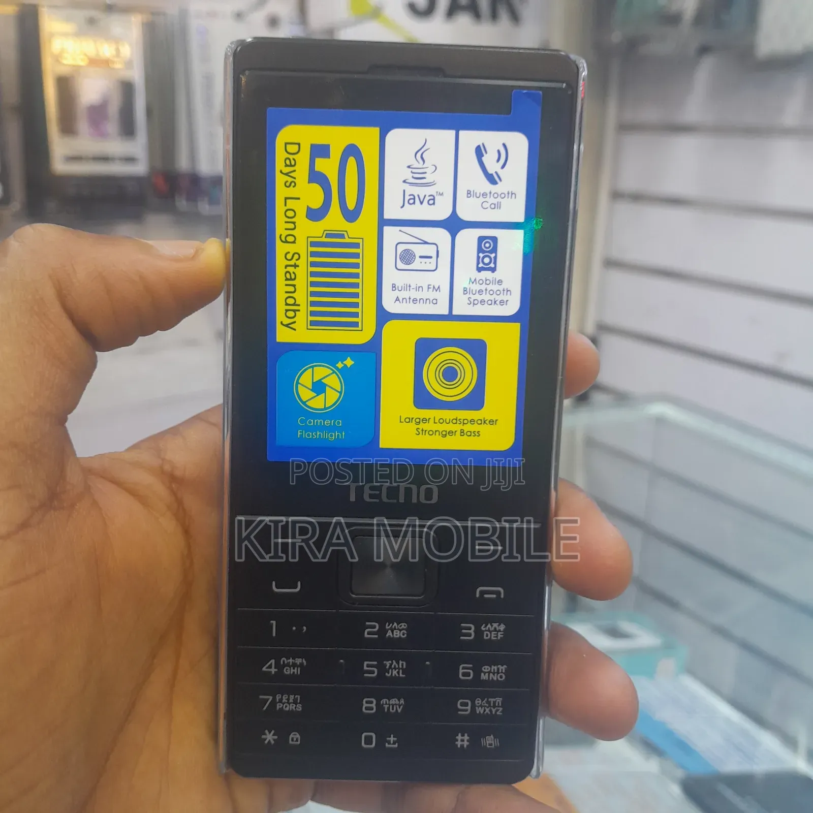 New Tecno T528 Black