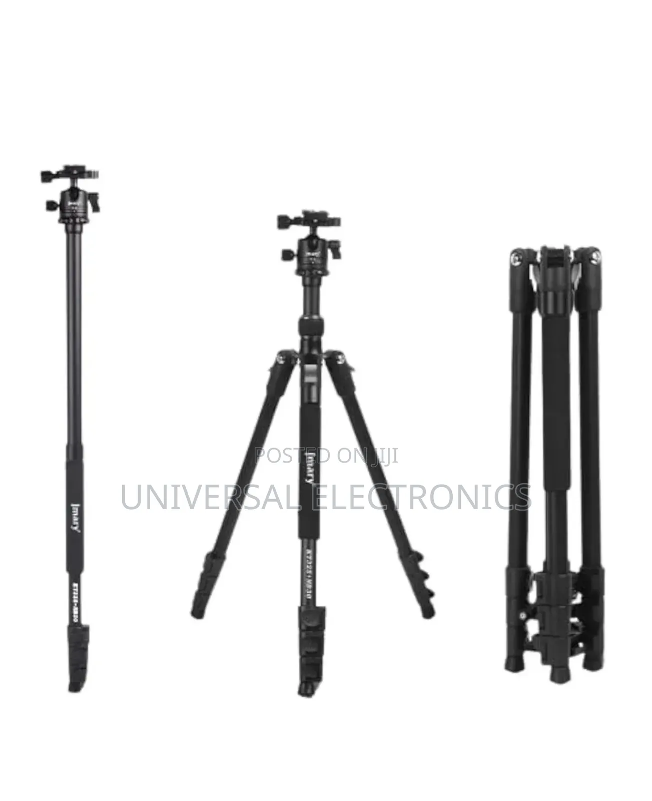 Jmary 2-in-1 Aluminum Alloy Tripod With Panoramic Ball Head