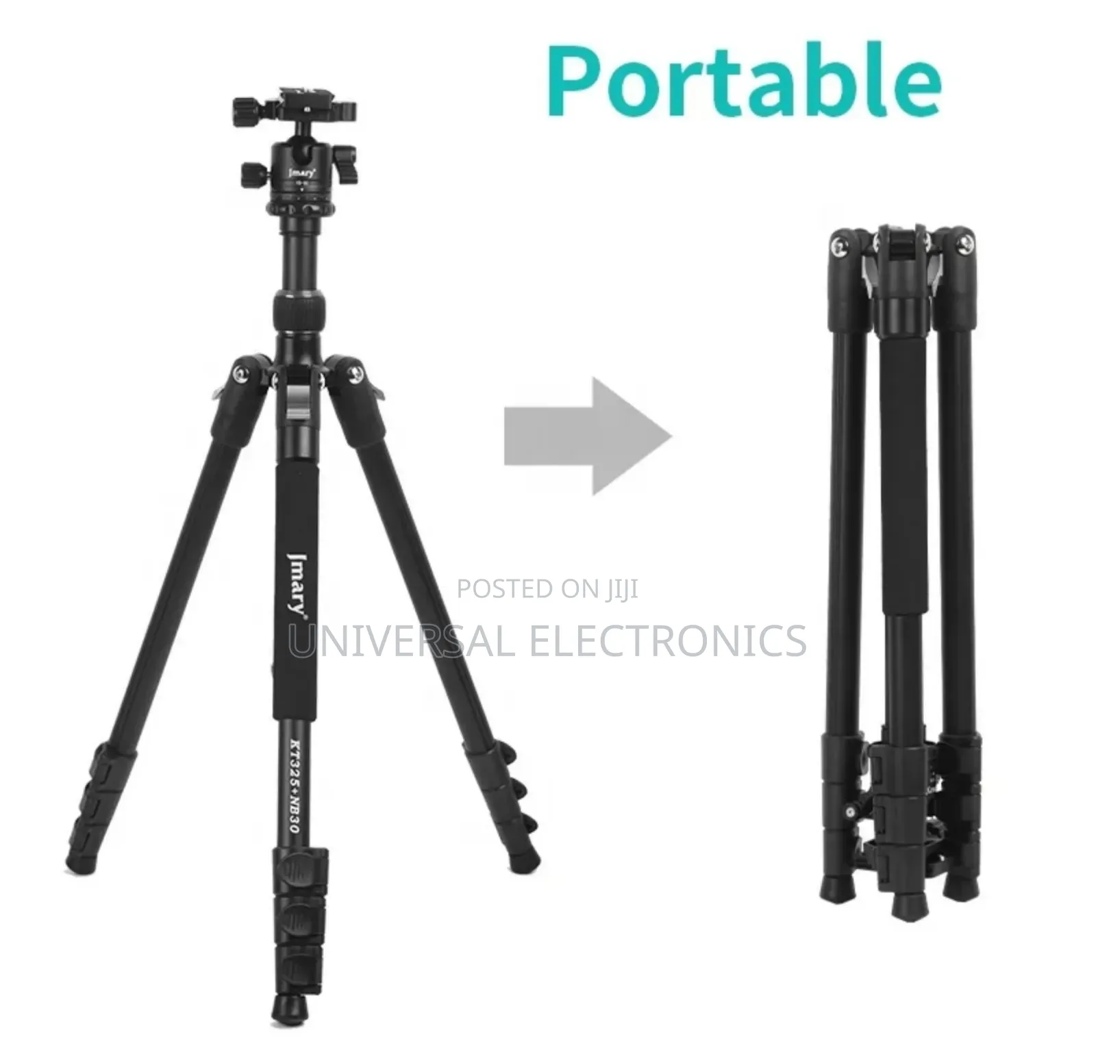 Jmary Professional Tripod With Panoramic Ball Head