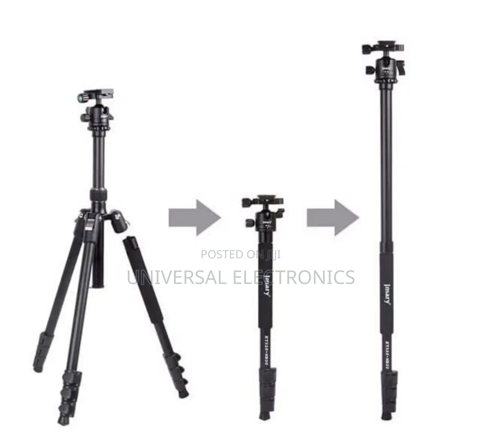 Jmary Professional Tripod With Panoramic Ball Head