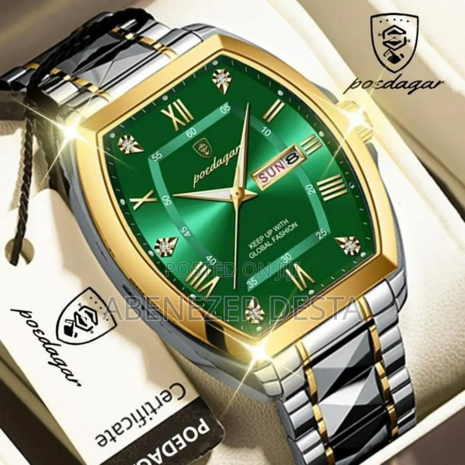 Poedagar Luxury Stainless Watches Man Waterproof Men Watch
