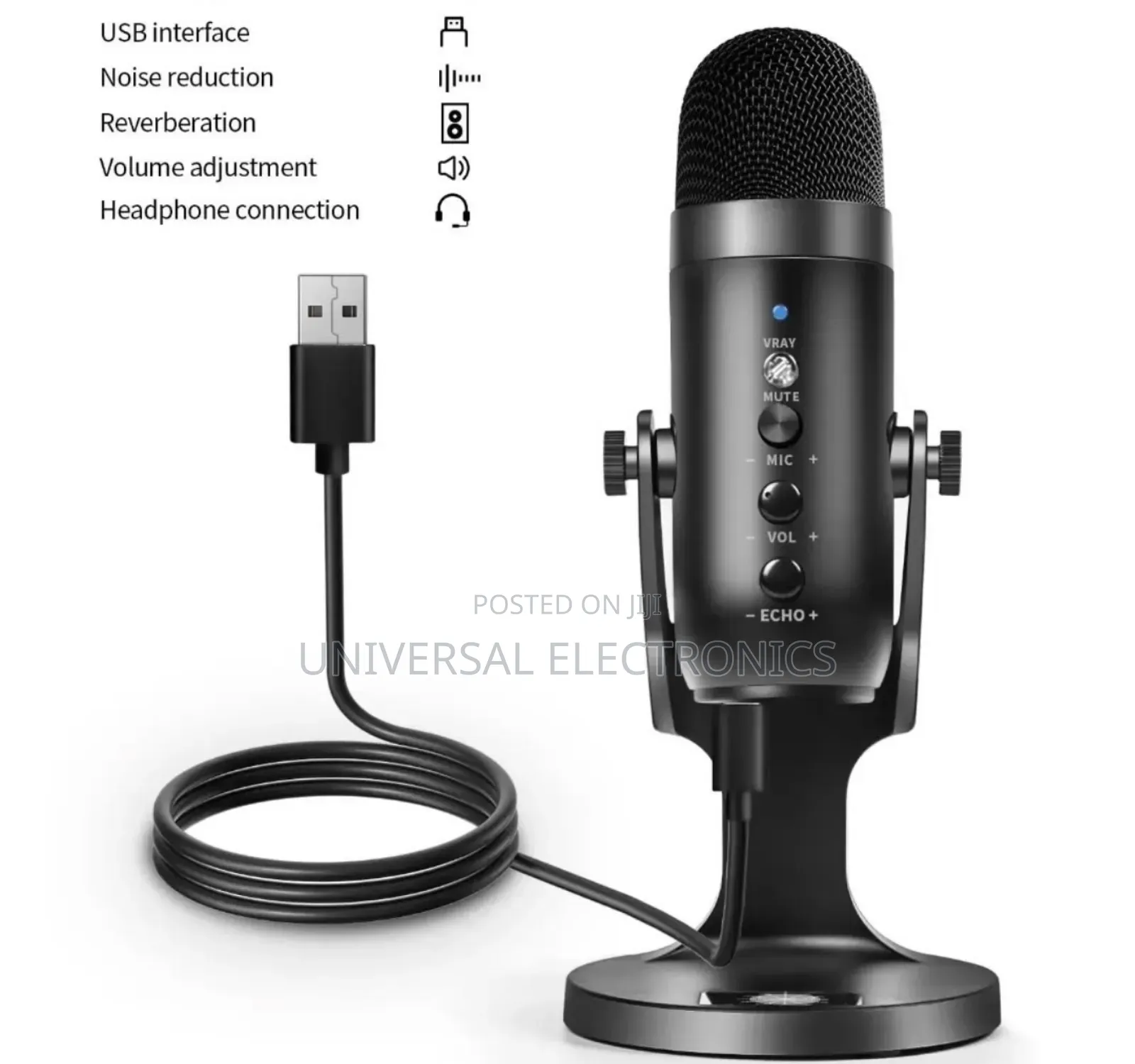 Professional Jmary Podcaste Microphone (Cardiod Pick Up )