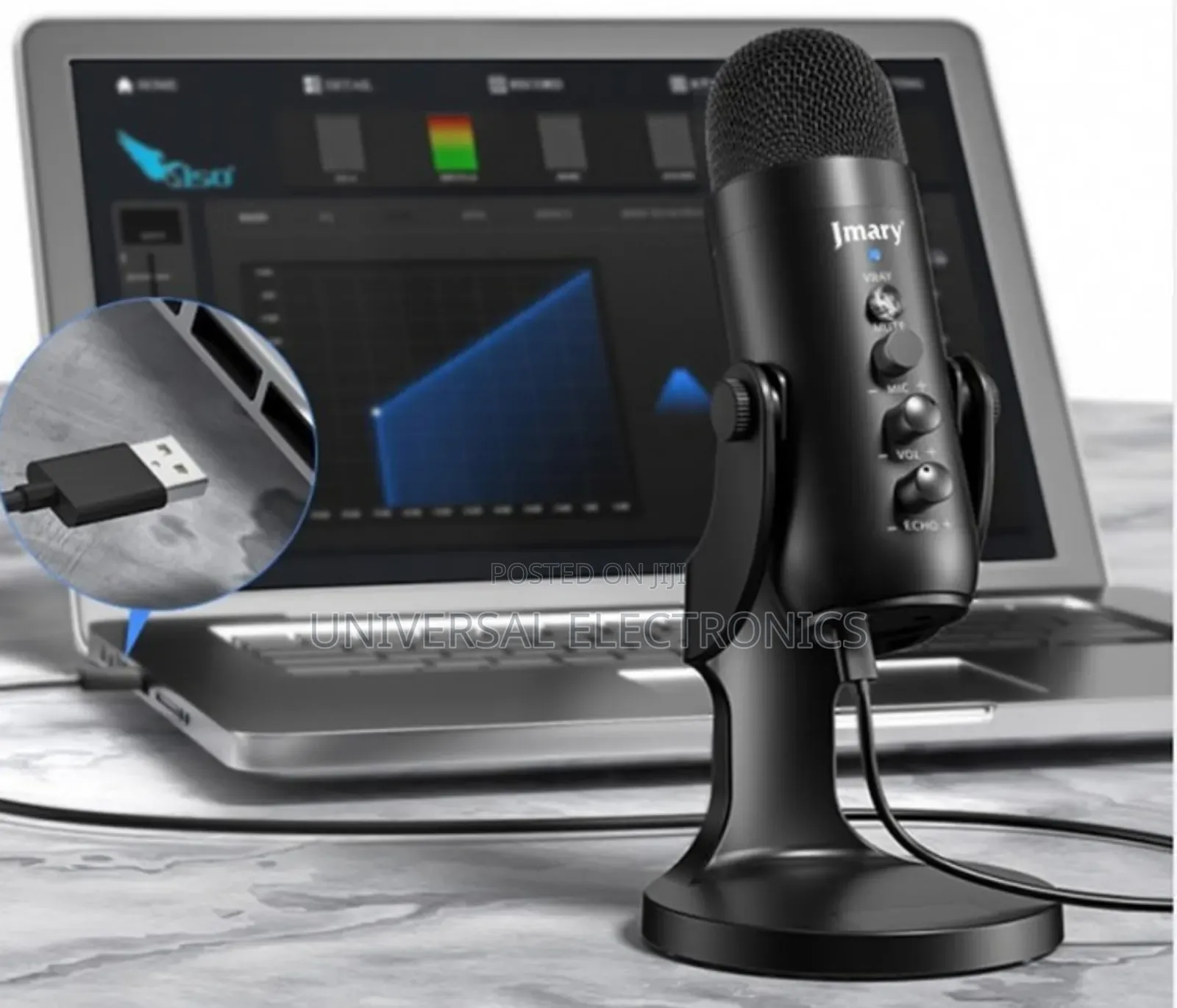 Original Jmary Condenser Cardiod Studio Microphone