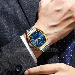 Luxury Men Watch Waterproof Man Clock Stainless Steel