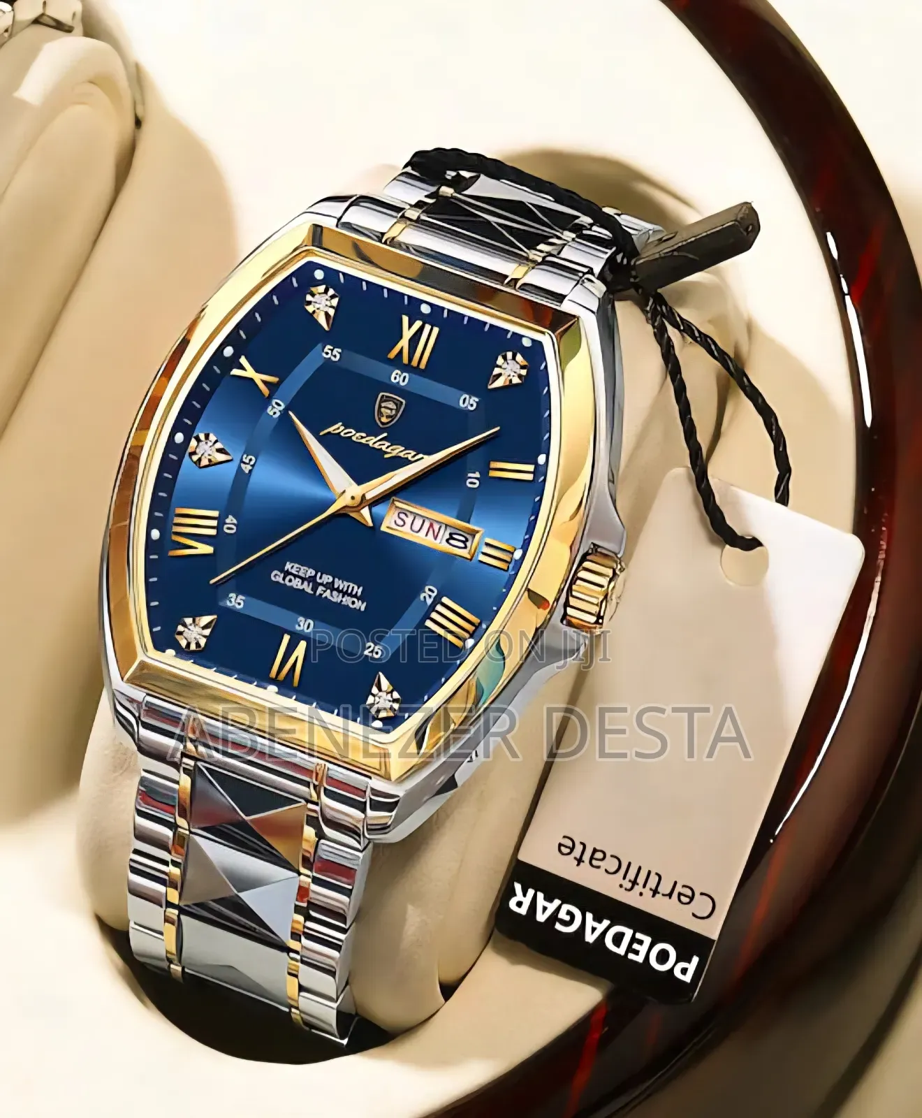 Luxury Men Watch Waterproof Man Clock Stainless Steel