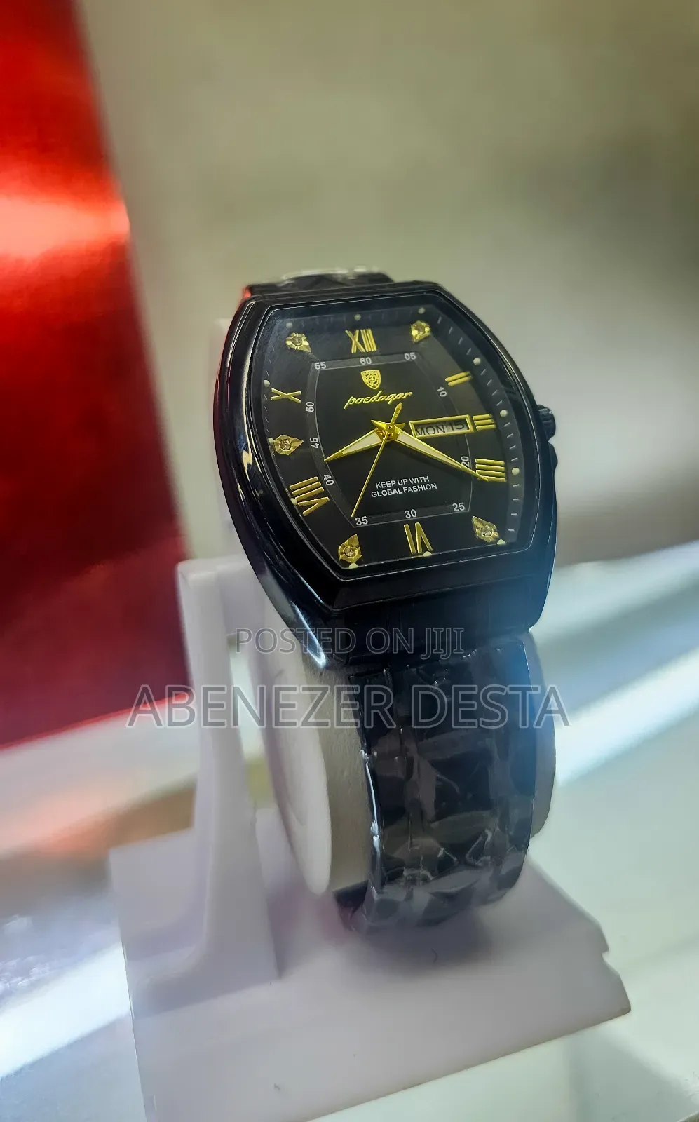 Poedagar Luxury Stainless Steel Watches for Men