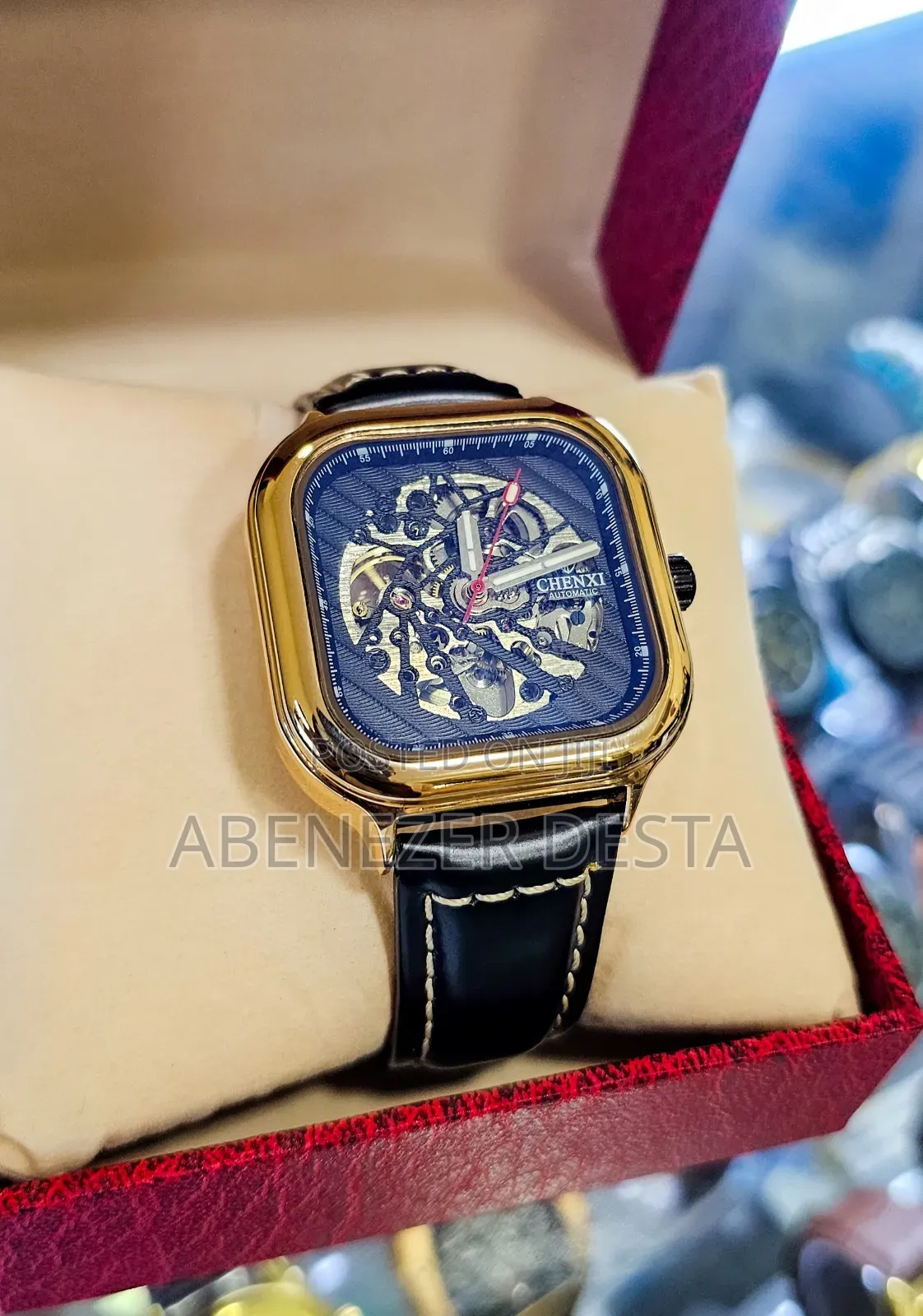 New Stylish Men's Square Classic Automatic