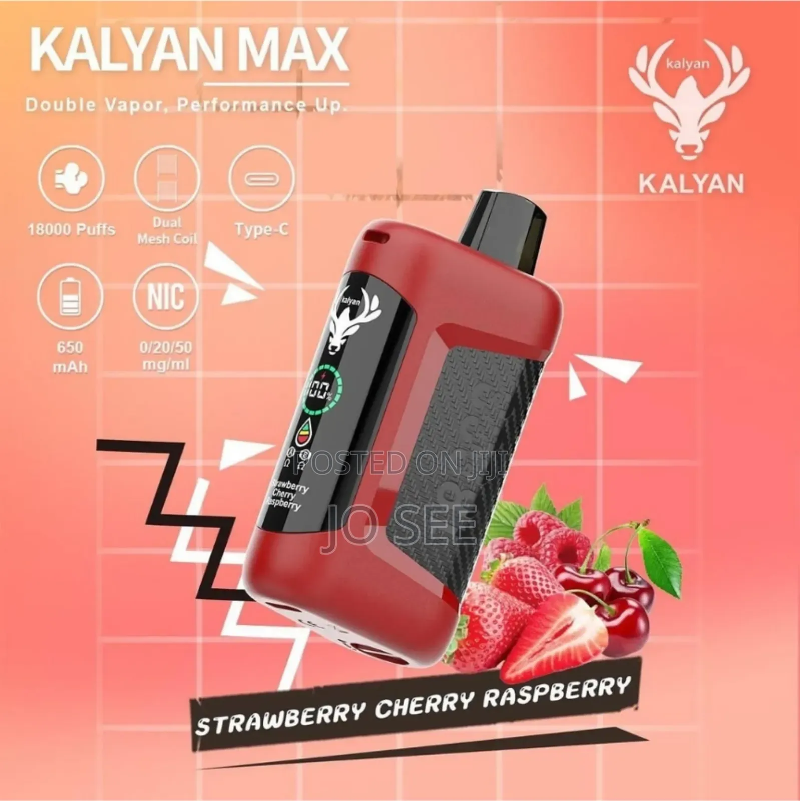 Kalyan Max Vape 18,000 Puffs