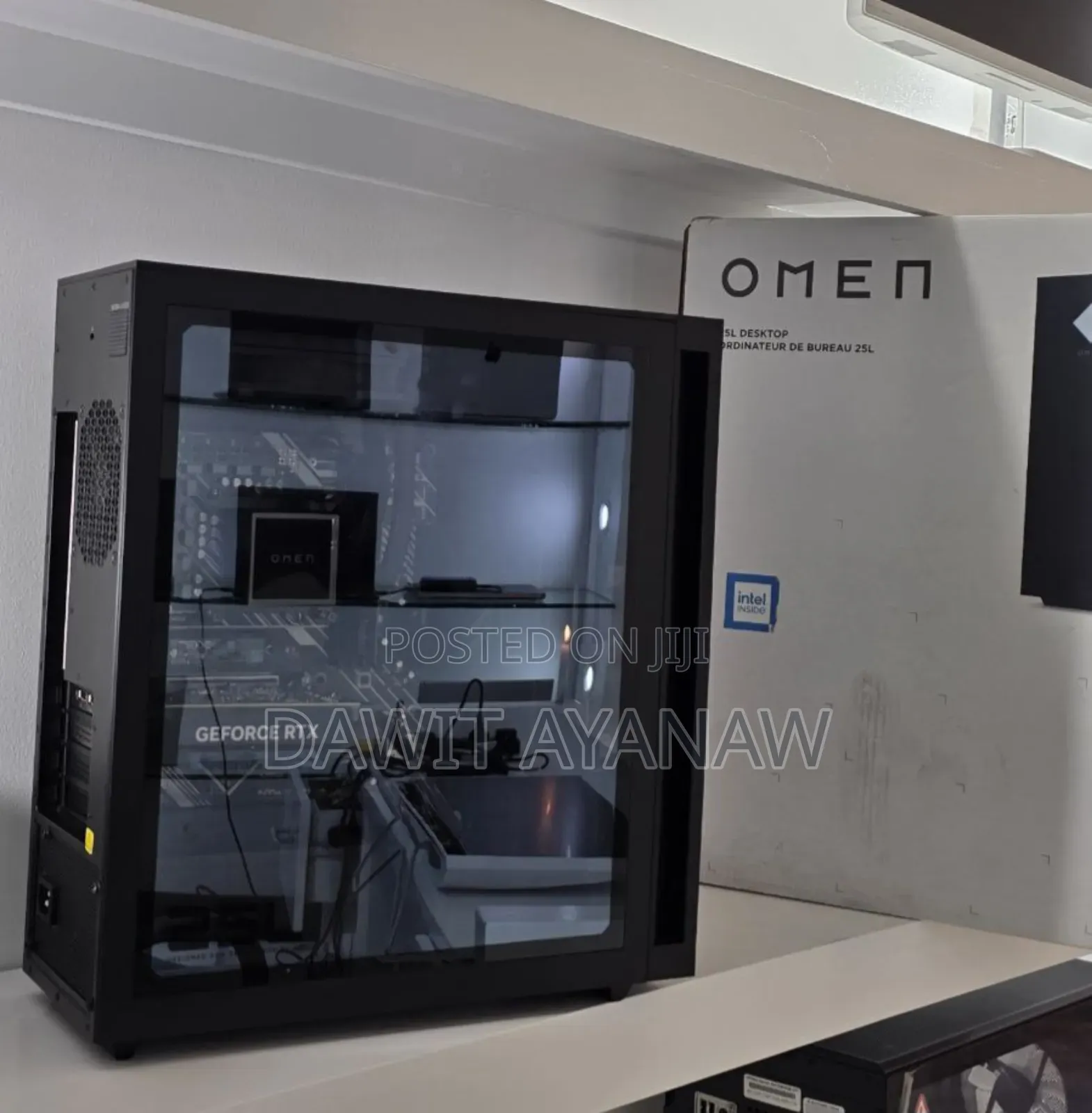 New Desktop Computer HP Omen 25L 32GB Intel Core I7 SSD 1T