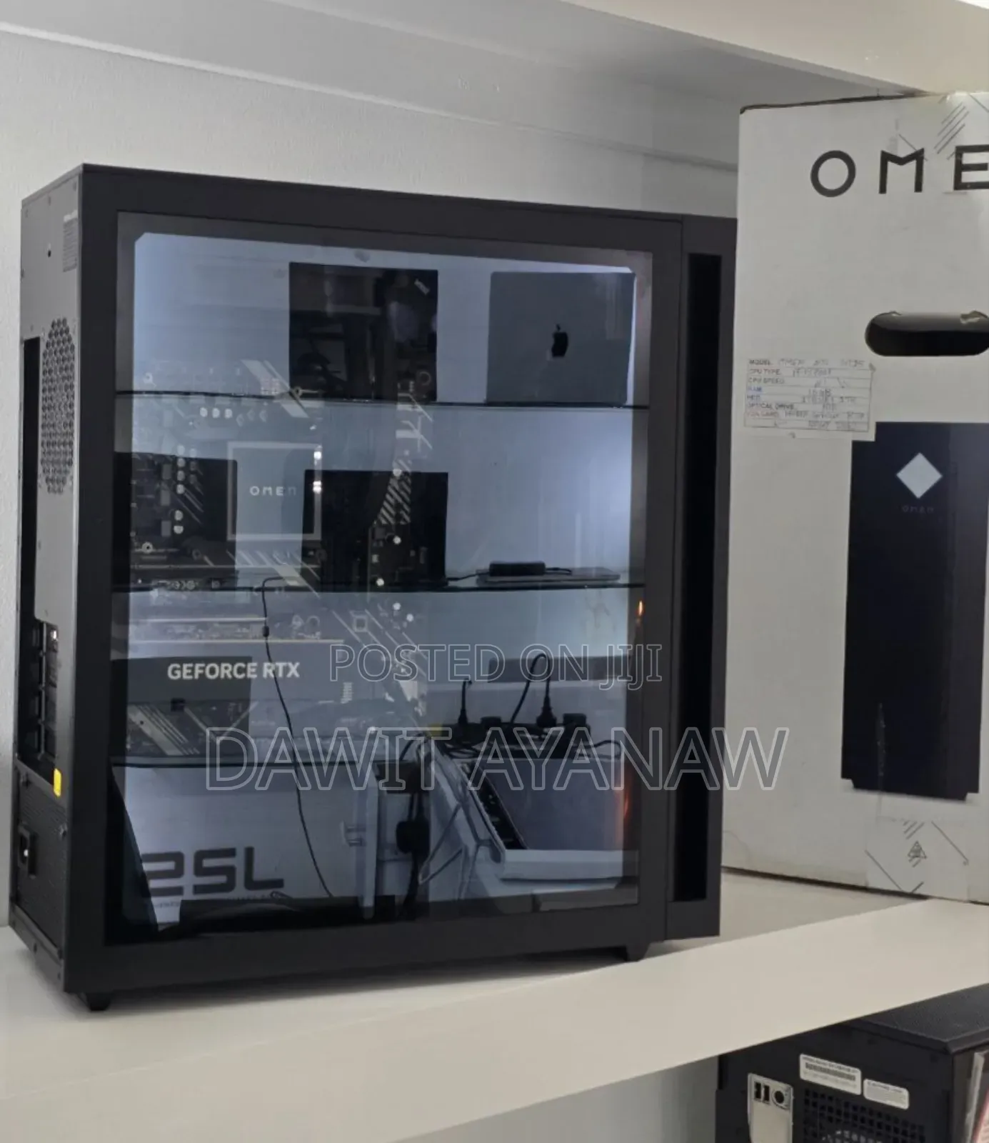 New Desktop Computer HP Omen 25L 32GB Intel Core I7 SSD 1T