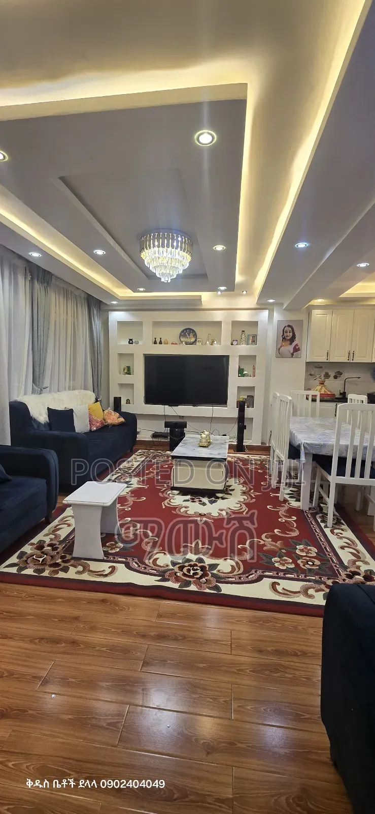 Furnished 3bdrm Condo in የሚሸጥ 40/60 ኮንዶሚኒየም, Bole for sale