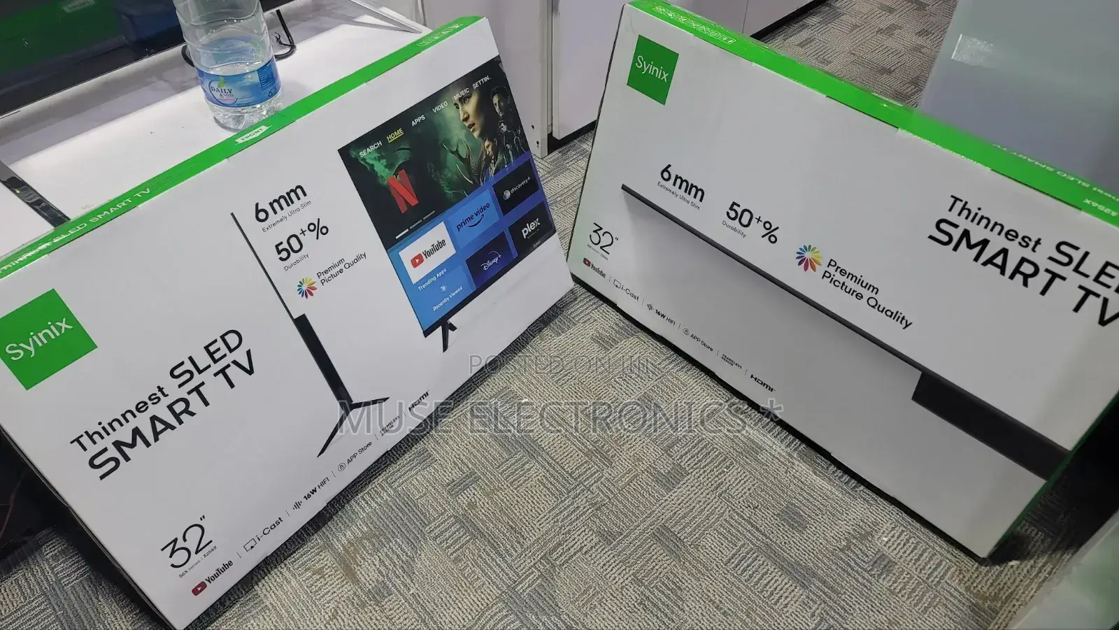 Synix 32 Inch Frameless Televisions