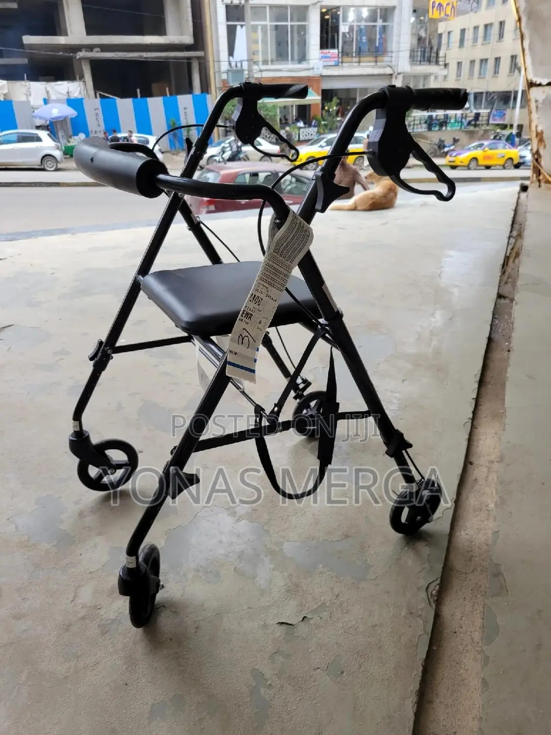 2 in 1 Walker Chair円ثwalking Tool×~ Classic4-Wheel Walker
