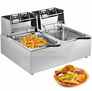 Nima Double Deep Fryer Electric 12 Liters