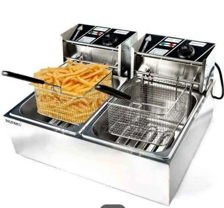 Nima Double Deep Fryer Electric 12 Liters