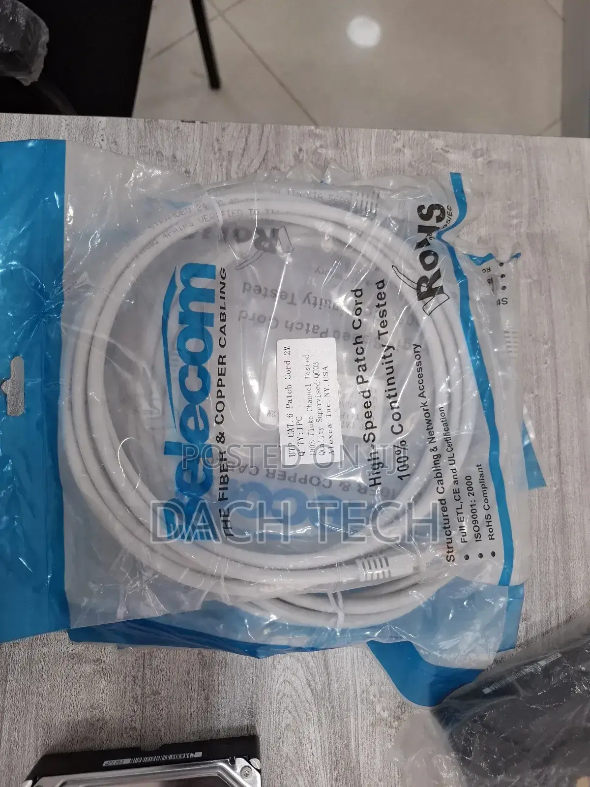 Cat 6 Utp Cable 2m