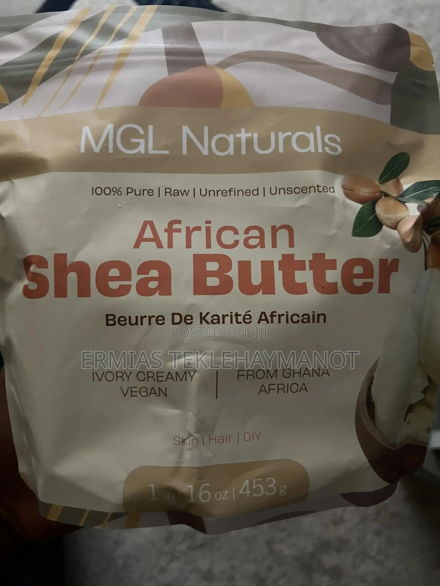 African Shea Butter Skin | Hair 100% Pure