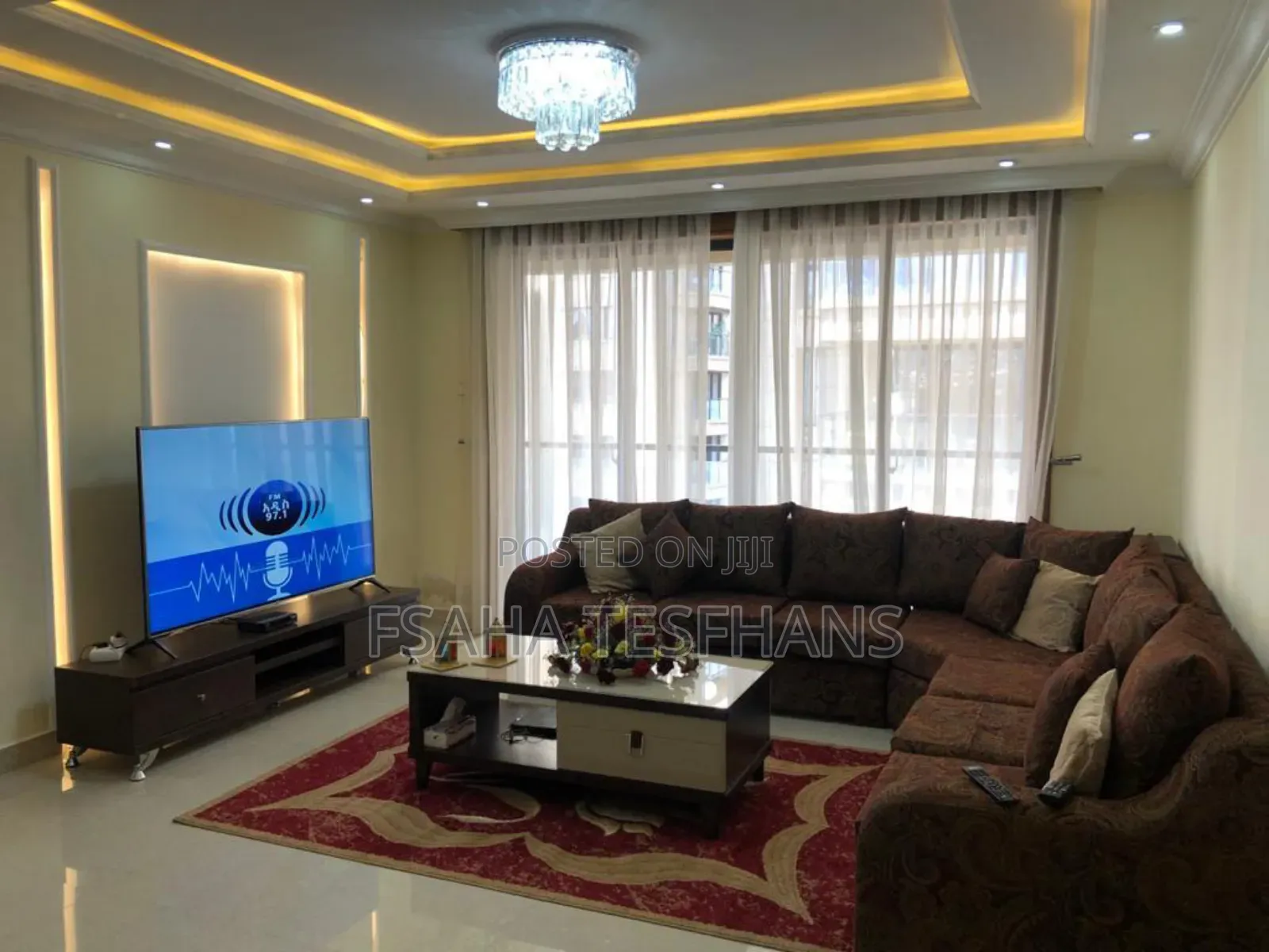 Furnished 5bdrm Apartment in Apartments, Bole for rent