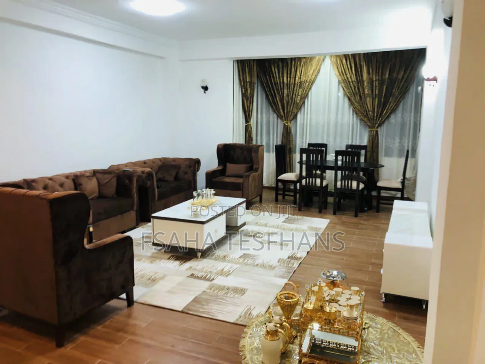 Furnished 5bdrm Apartment in Apartments, Bole for rent
