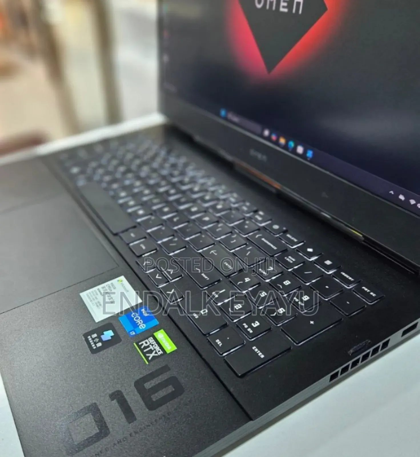 New Laptop HP Omen 16 16GB Intel Core I7 SSD 512GB