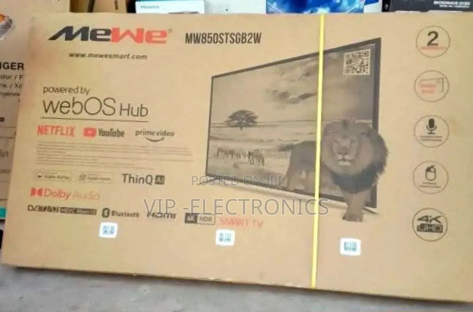 Mewe Tv 85 Inch Smart Android Webos Hub Nwe 2025 Tv