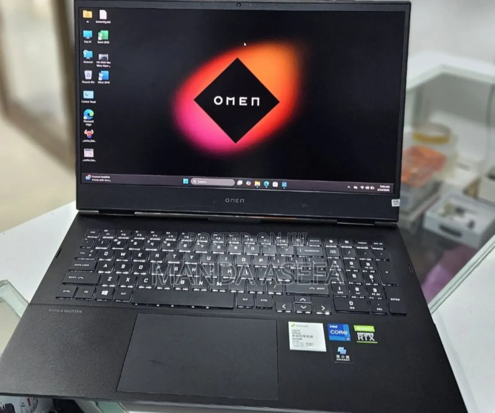 New Laptop HP Omen 16 16GB Intel Core I7 SSD 512GB