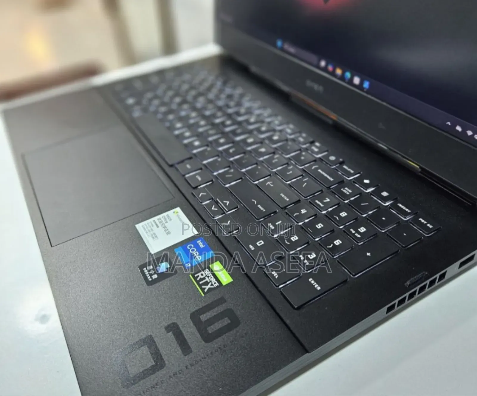 New Laptop HP Omen 16 16GB Intel Core I7 SSD 512GB