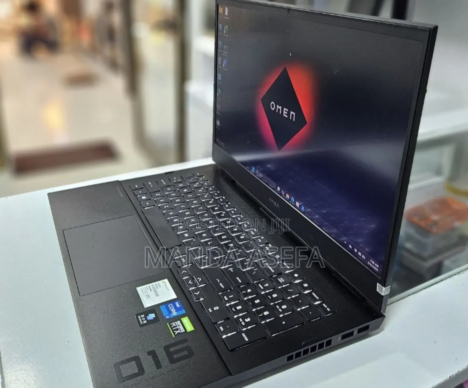 New Laptop HP Omen 16 16GB Intel Core I7 SSD 512GB