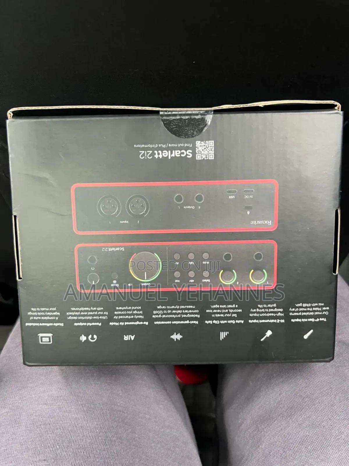 Foucusrite Scarlett 2i2 4th Generation Sound Card