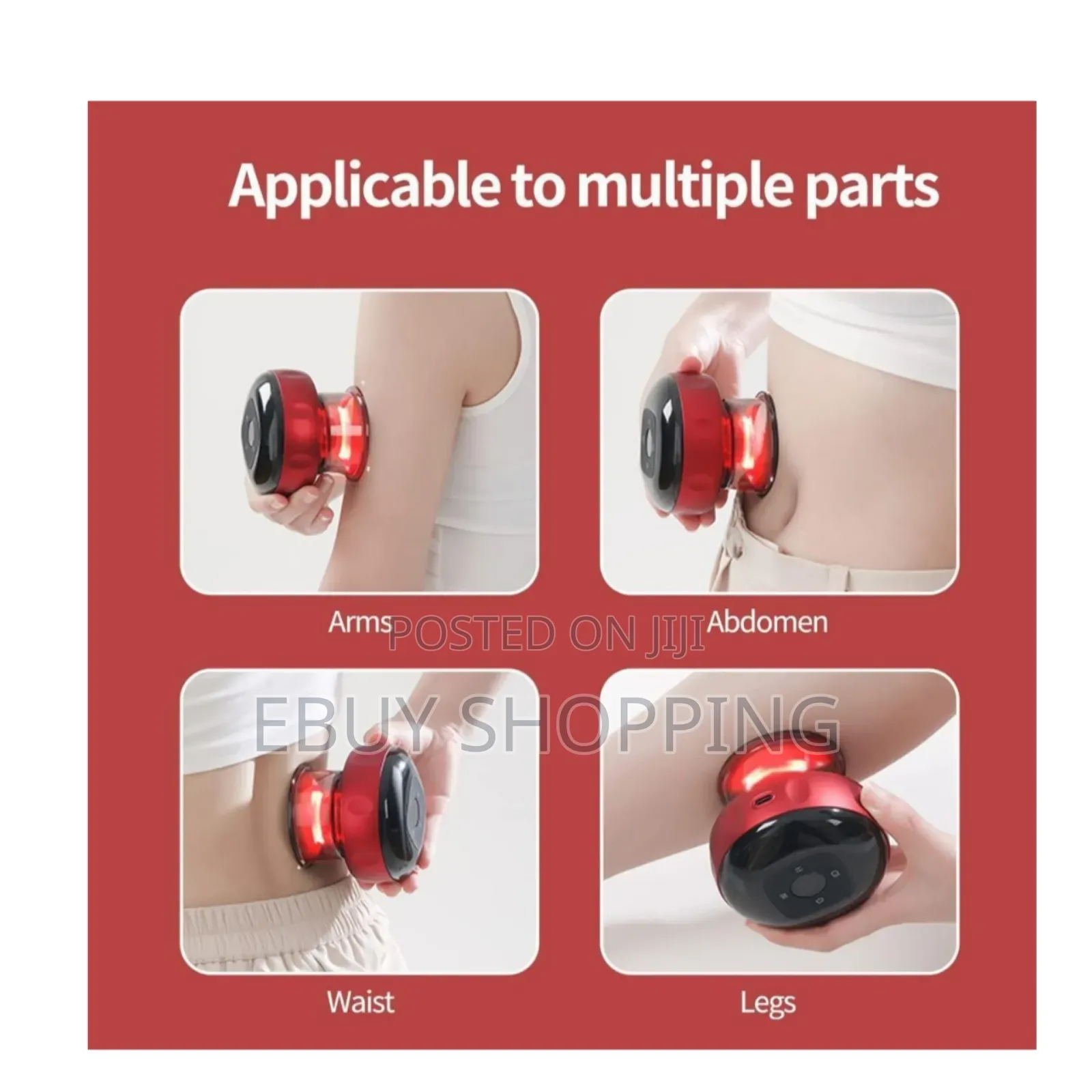 **Adjustable Cupping Massager–Perfect for Back, Neck Legs*