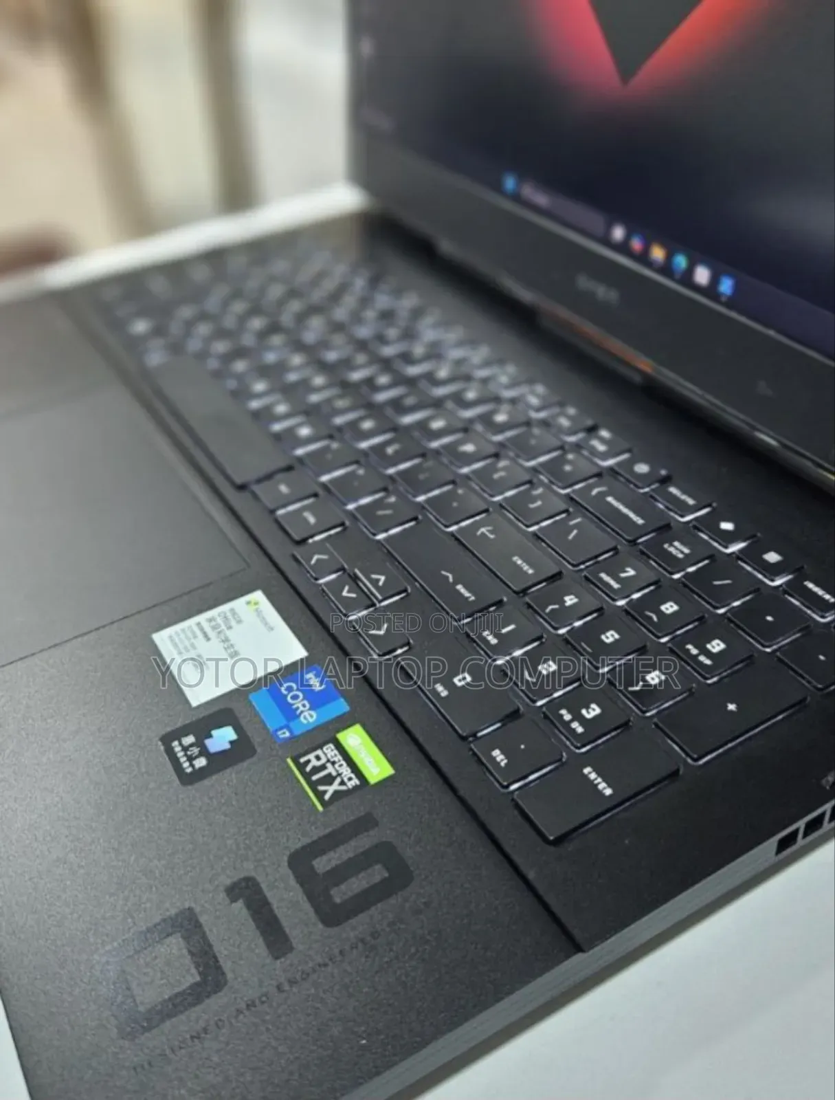 New Laptop HP Omen 16 16GB Intel Core I7 SSD 512GB