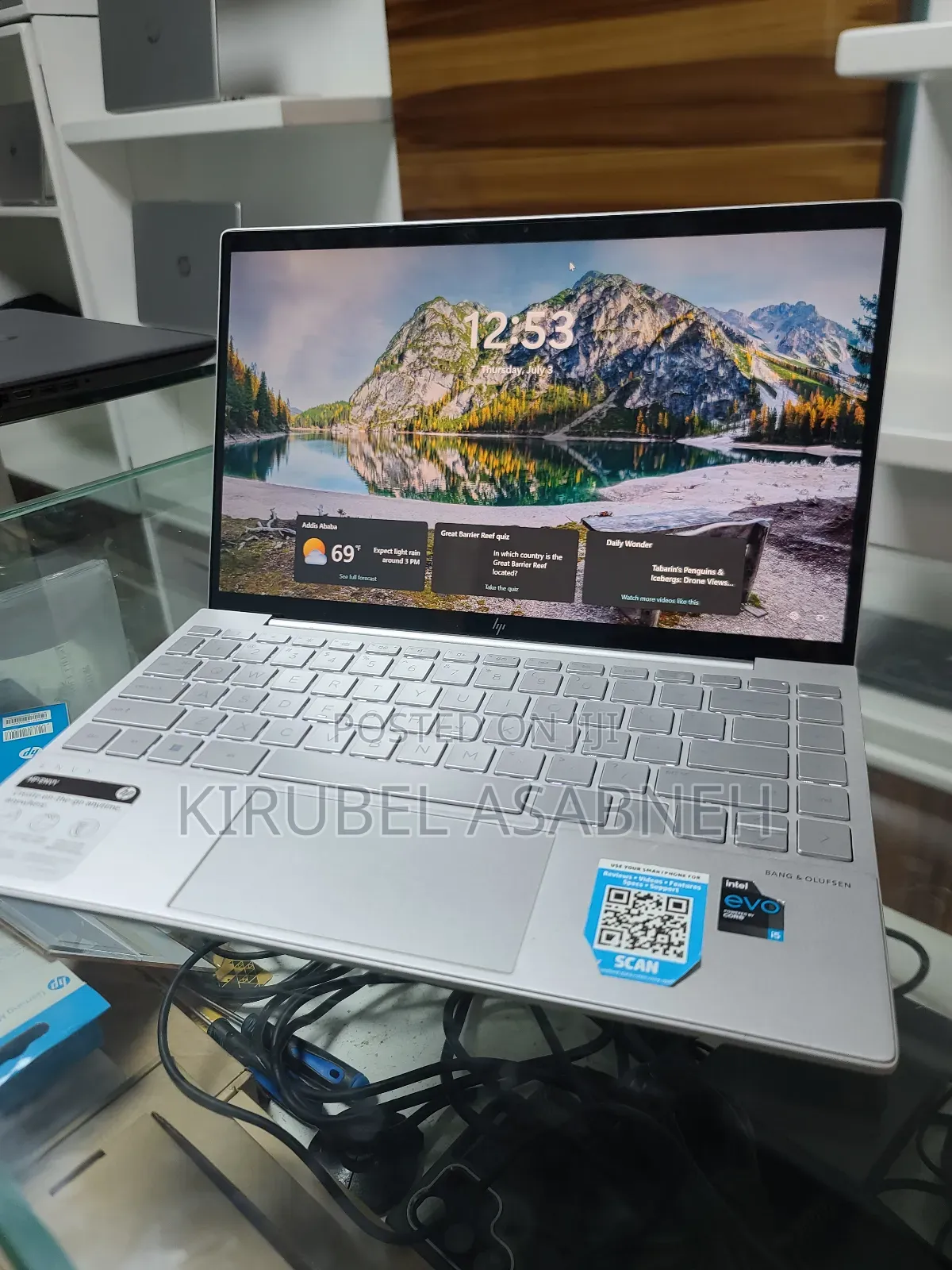 New Laptop HP Envy 13 8GB Intel Core I5 SSD 256GB