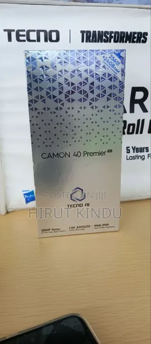 Photo - New Tecno Camon 40 Premier 256 GB Black