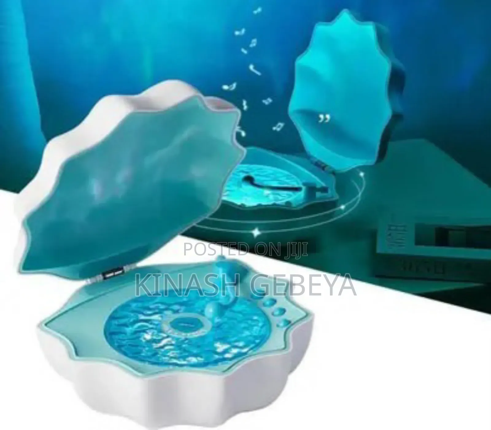 High Quality Shell Lamp With Bluetooth Speaker