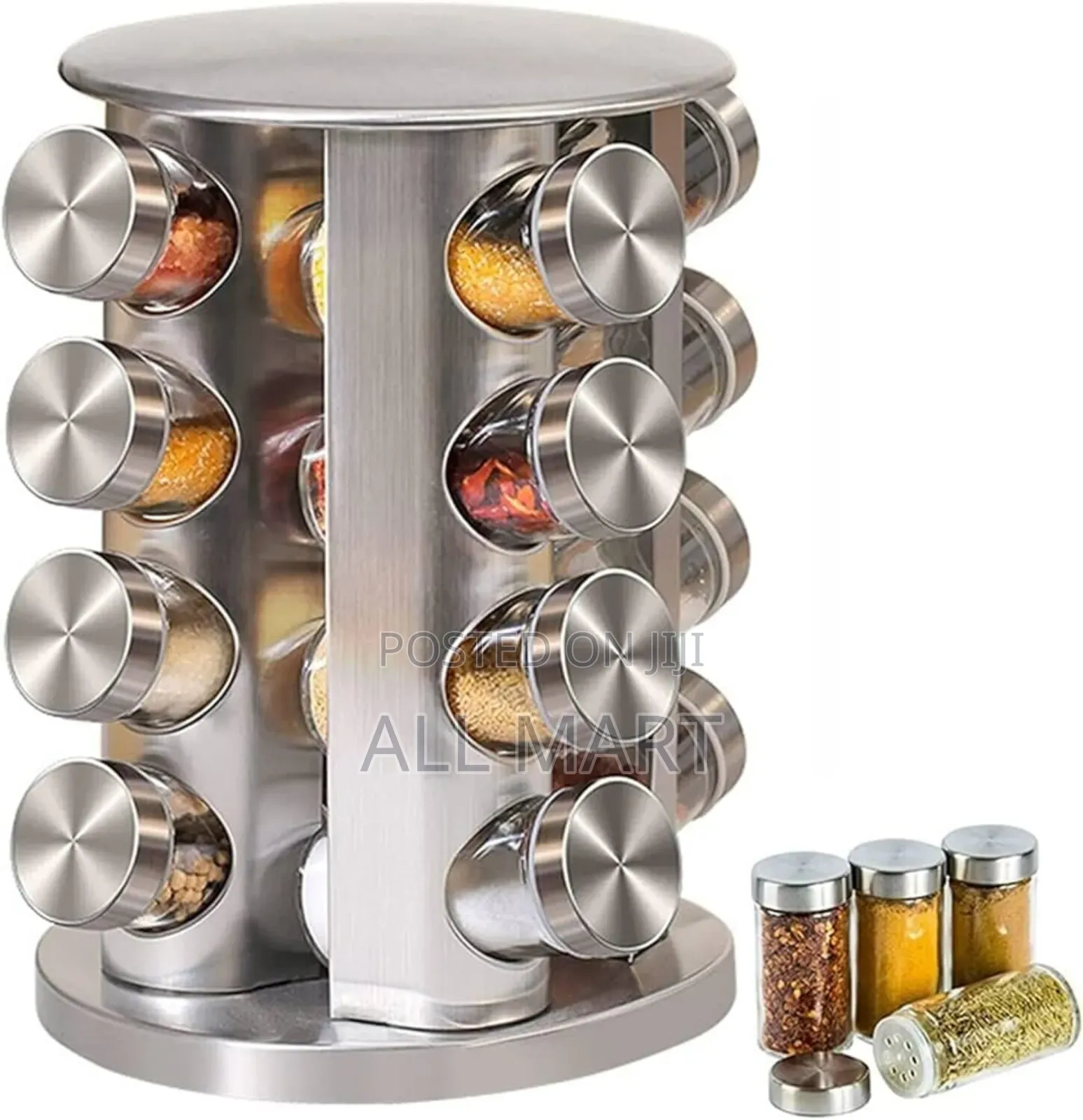 12 Jar Rotating Spice Carousel