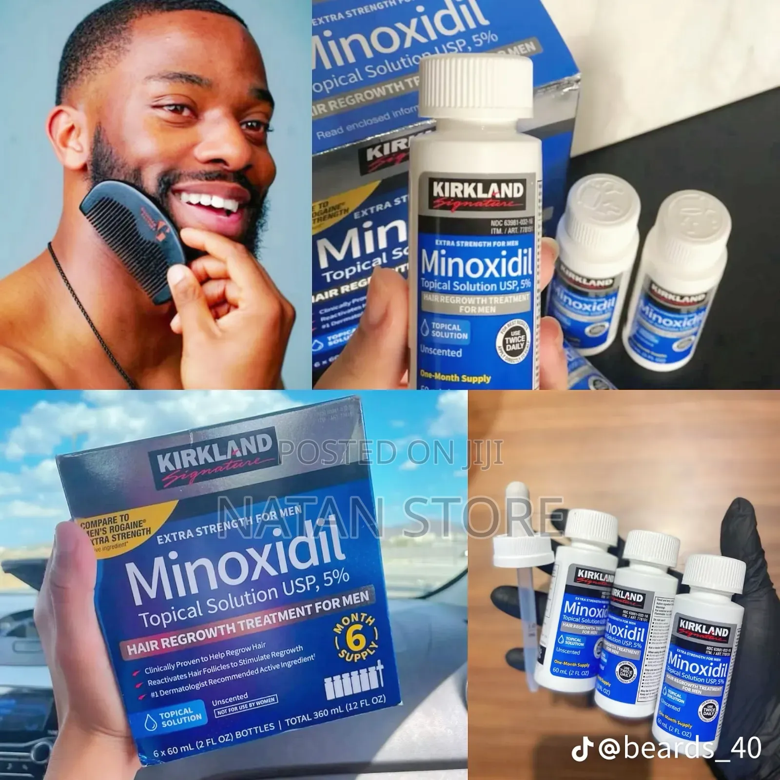Minoxidil Hair Growth and Fast Beard Growth Oil