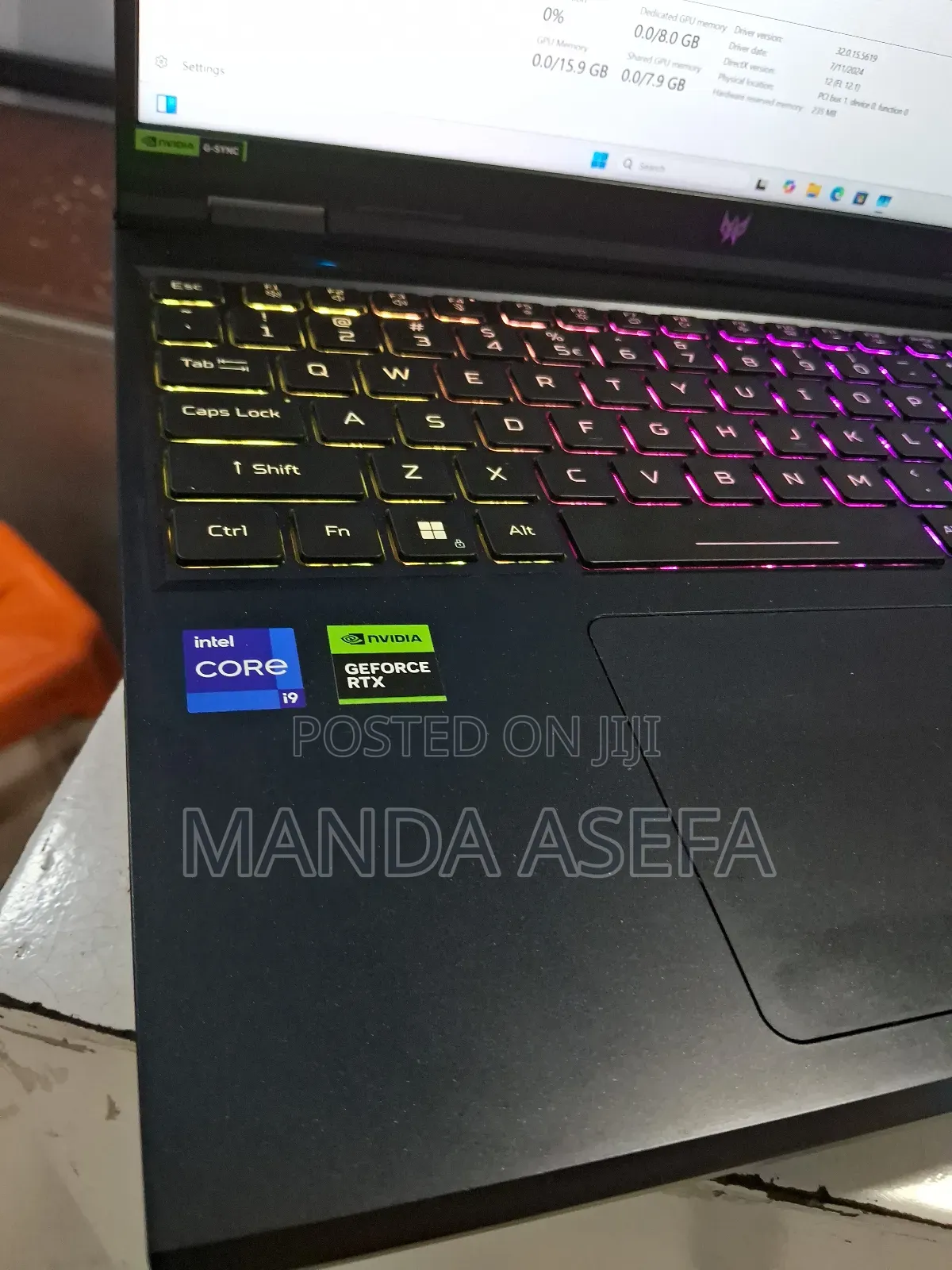 New Laptop Acer Predator Helios Neo 16 16GB Intel Core I9 SSD 1T