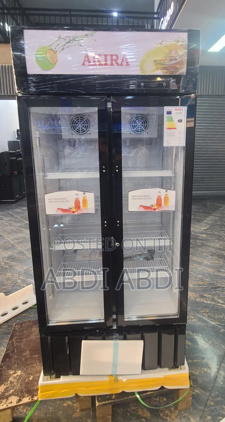 Akira 510 Liter Showcase Refrigeroters