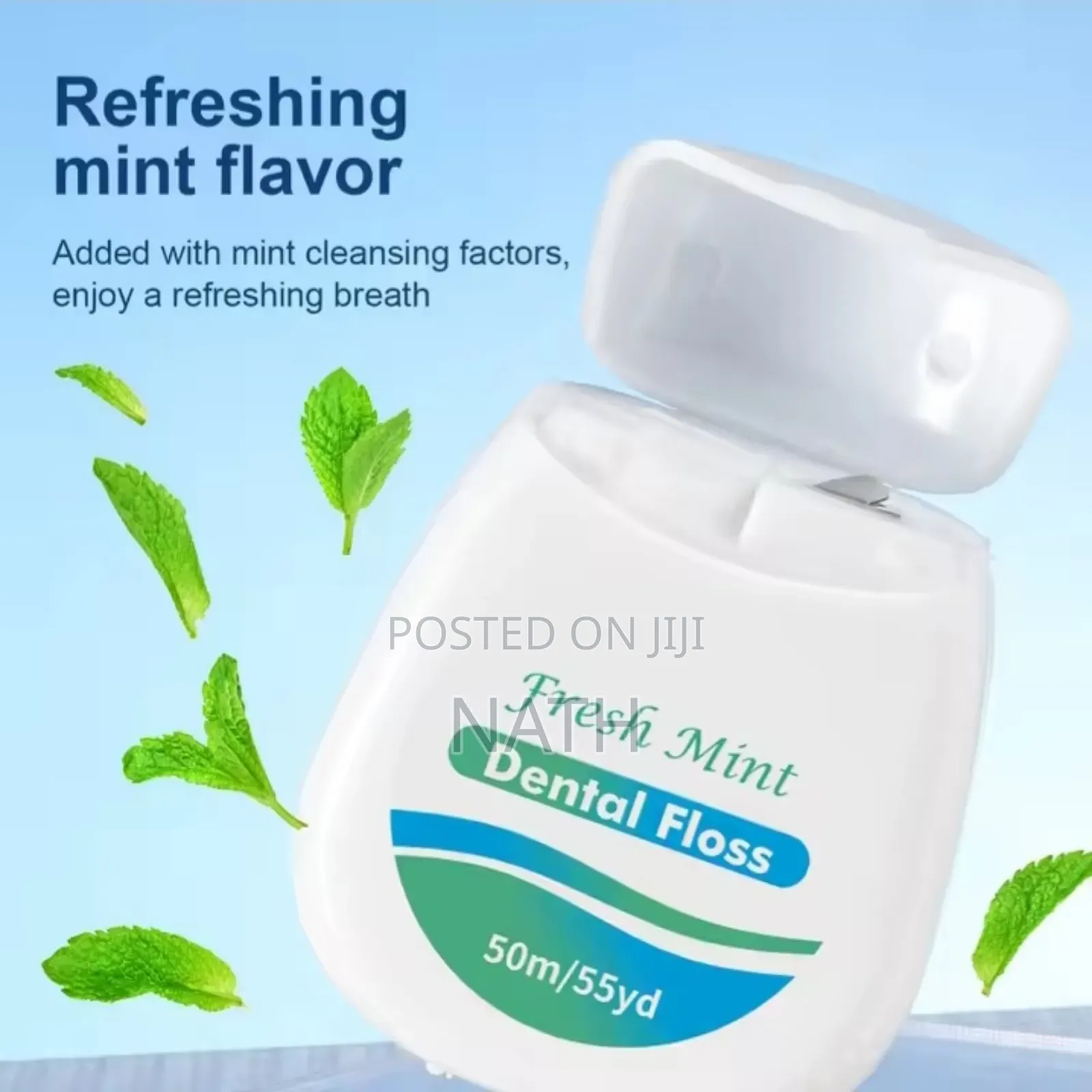 Portable Fresh Mint Dental Floss 50 Meters