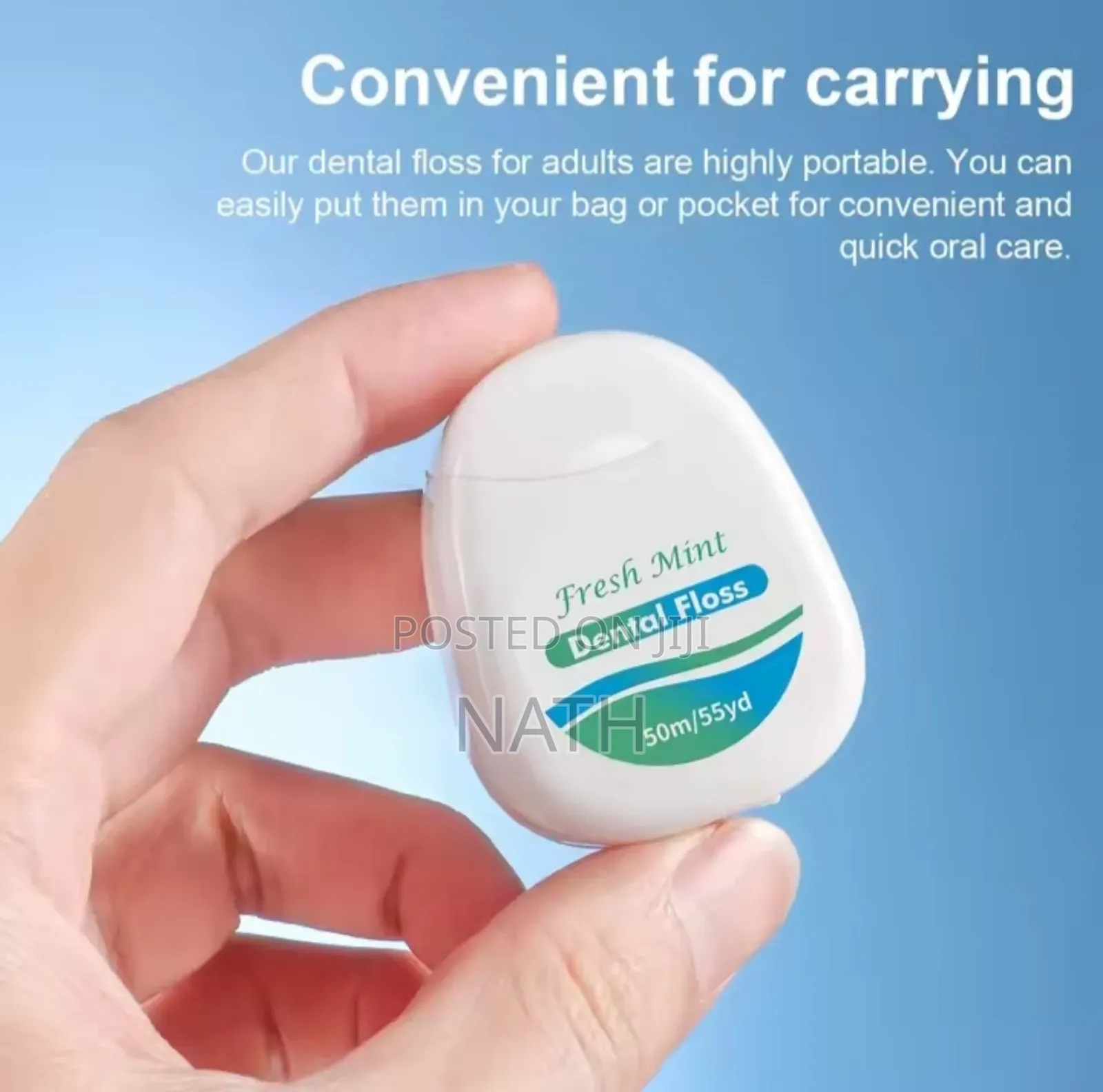 Portable Fresh Mint Dental Floss 50 Meters