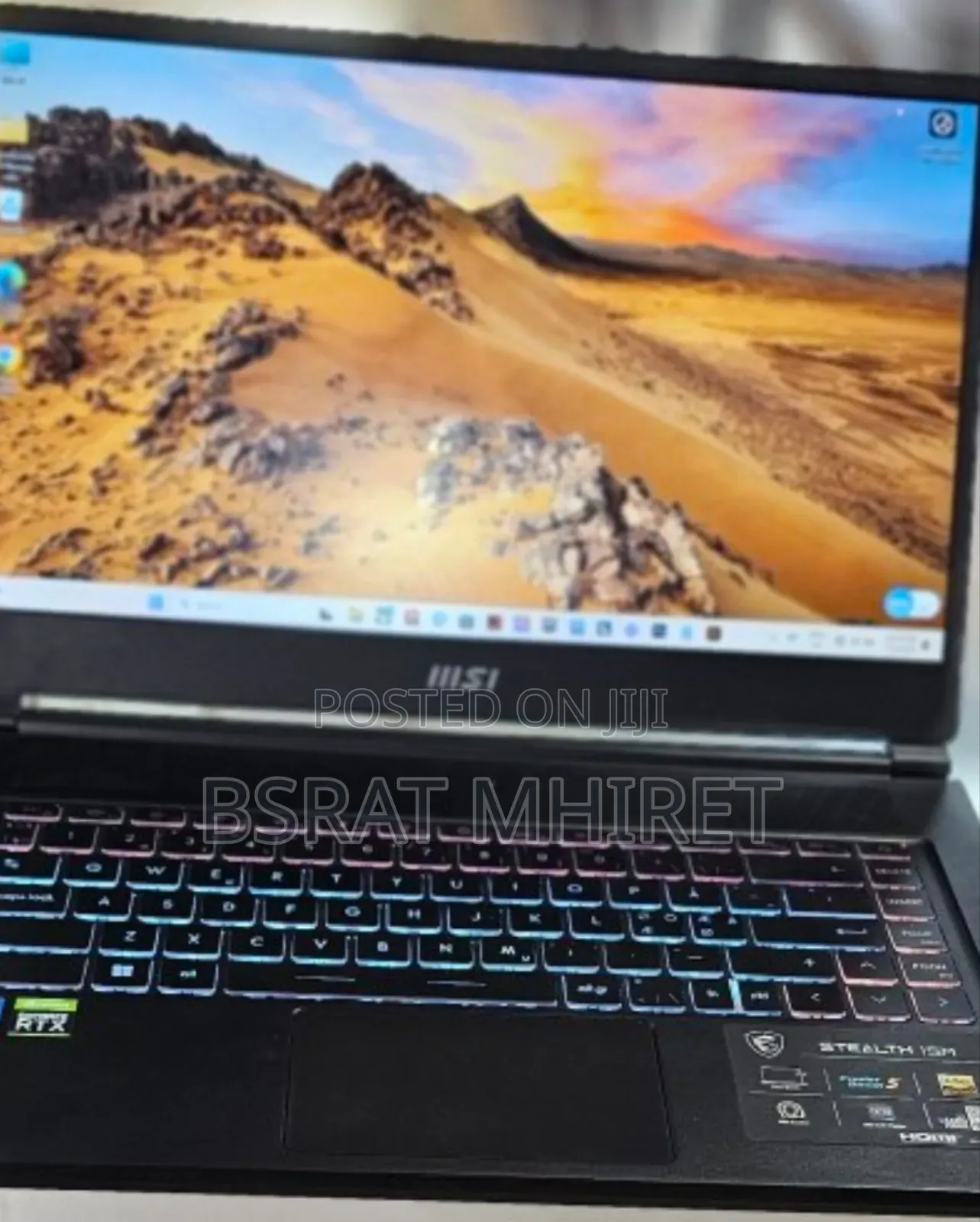 New Laptop MSI GF63 16GB Intel Core I7 SSD 1T