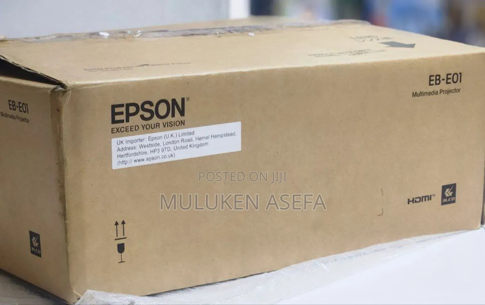 Epson Projector Brand New With Cartoon Model Name: Eb-E