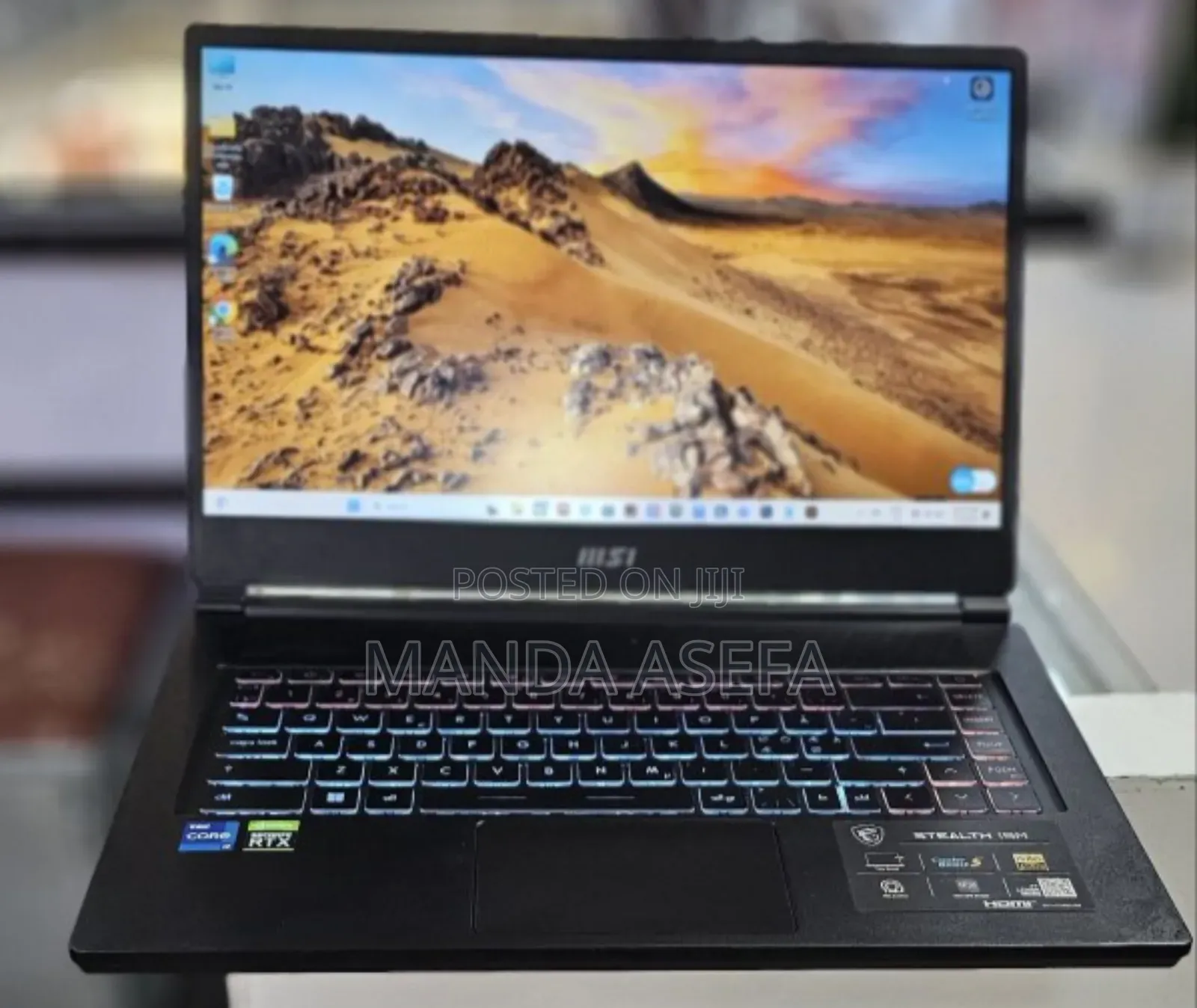 New Laptop MSI 16GB Intel Core I7 SSD 1T